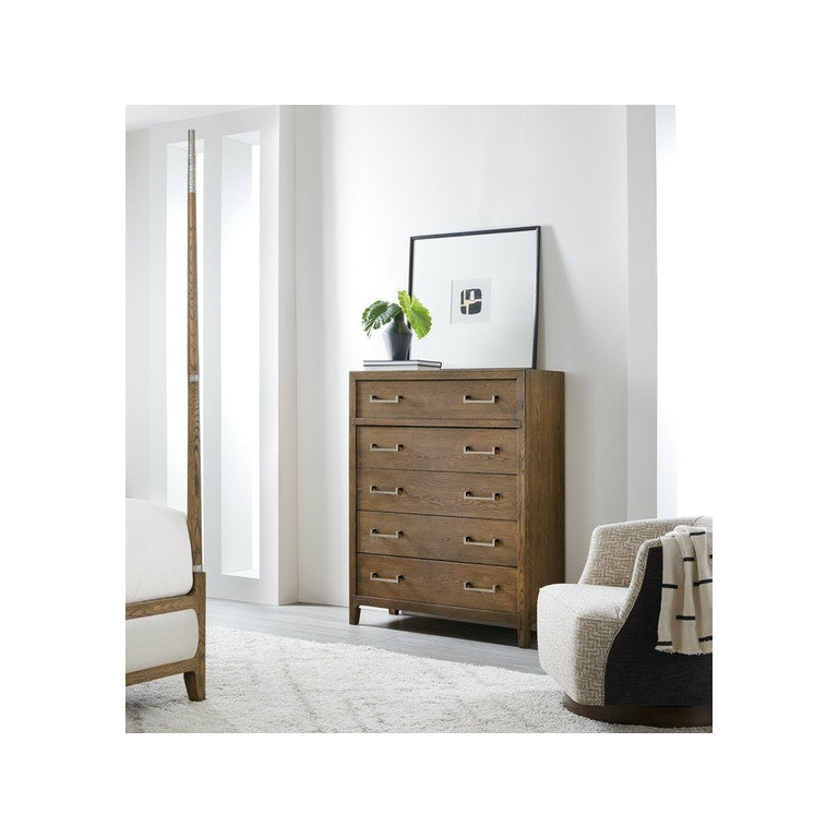 Chapman Five-Drawer Chest-Hooker-HOOKER-6033-90010-85-Dressers-2-France and Son