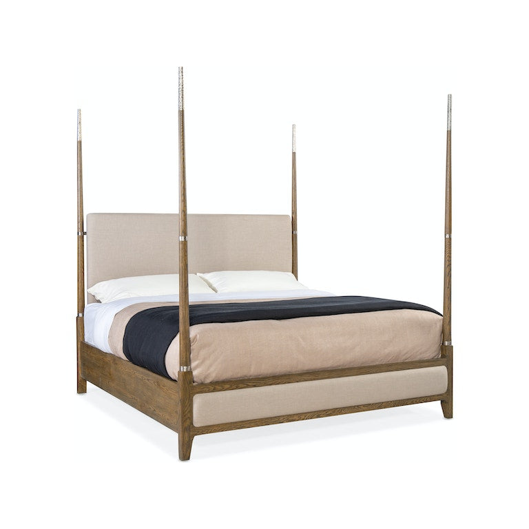 Chapman King Four Poster Bed-Hooker-HOOKER-6033-90460-85-BedsCalifornia King-2-France and Son