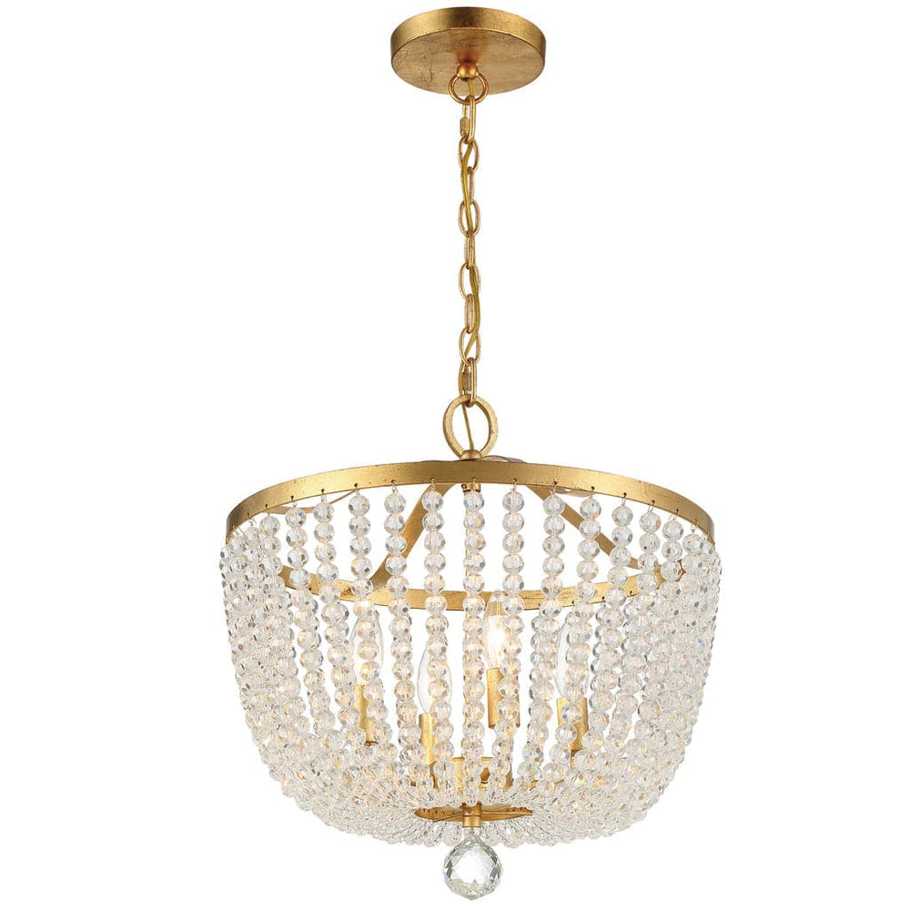 Rylee 4 Light Chandelier-Crystorama Lighting Company-CRYSTO-604-GA-ChandeliersAntique Gold-2-France and Son