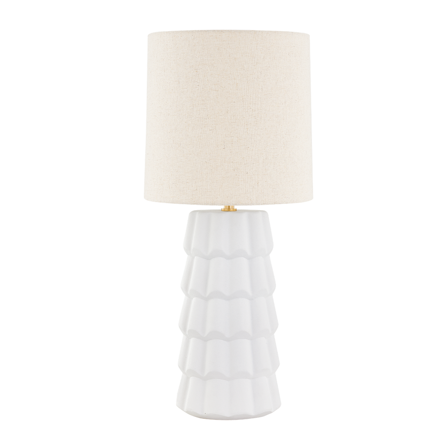 Maisie 1 Light Table Lamp-Mitzi-HVL-HL712201-AGB/CTW-Table Lamps-1-France and Son