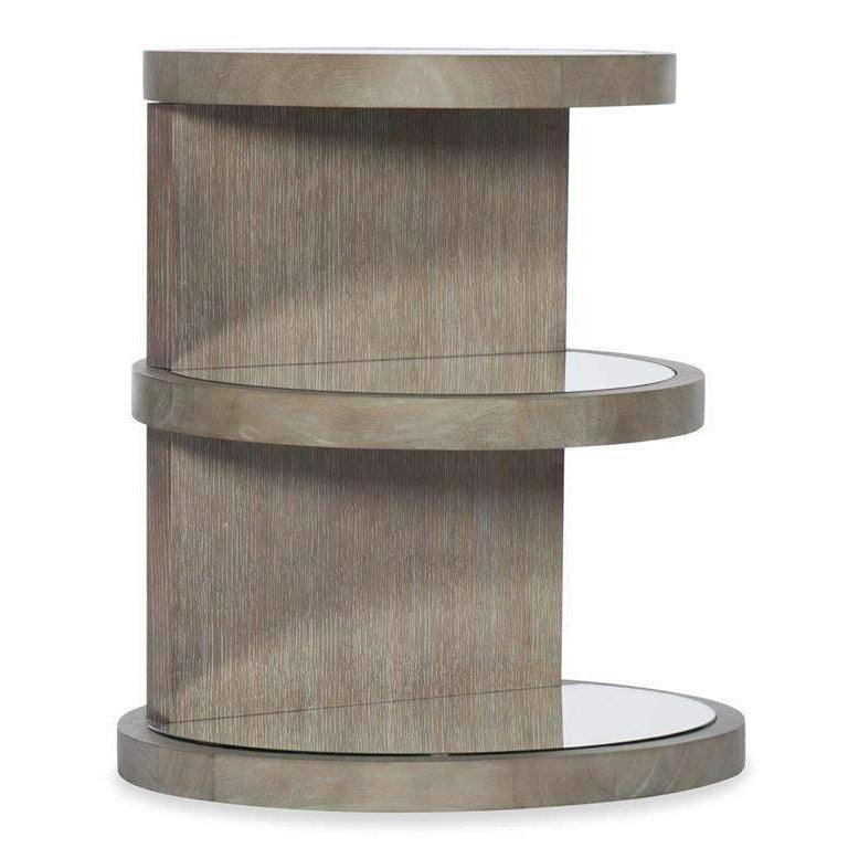Affinity Round End Table-Hooker-HOOKER-6050-80114-GRY-Side Tables-1-France and Son