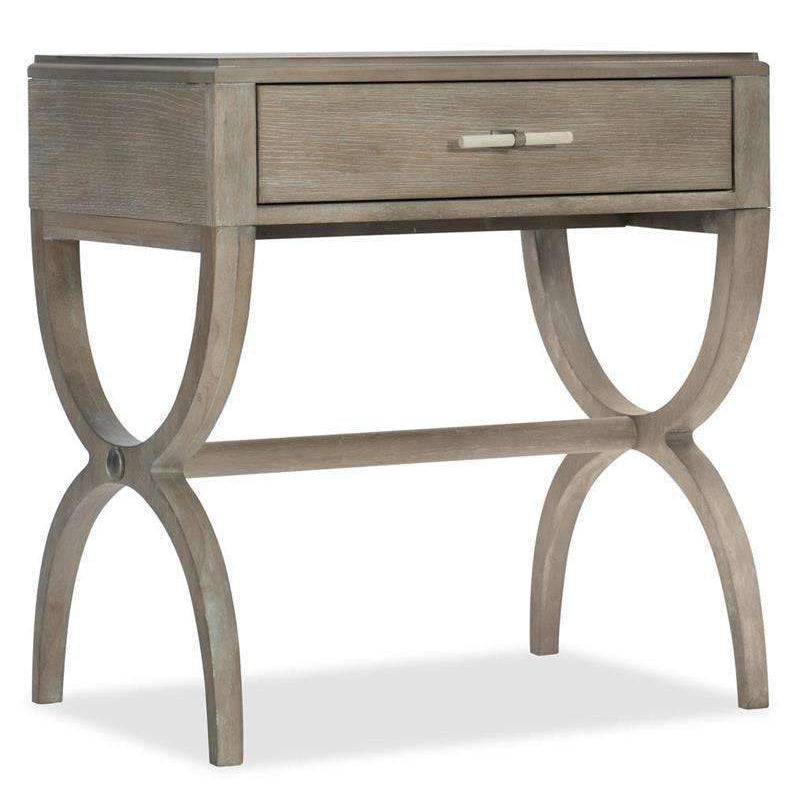 Affinity Leg Nightstand-Hooker-STOCKR-HOOKER-6050-90015-GRY-Nightstands-1-France and Son