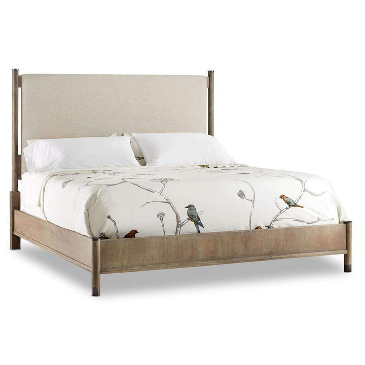 Affinity Upholstered Bed-Hooker-HOOKER-6050-90960-GRY-BedsCalifornia King-1-France and Son