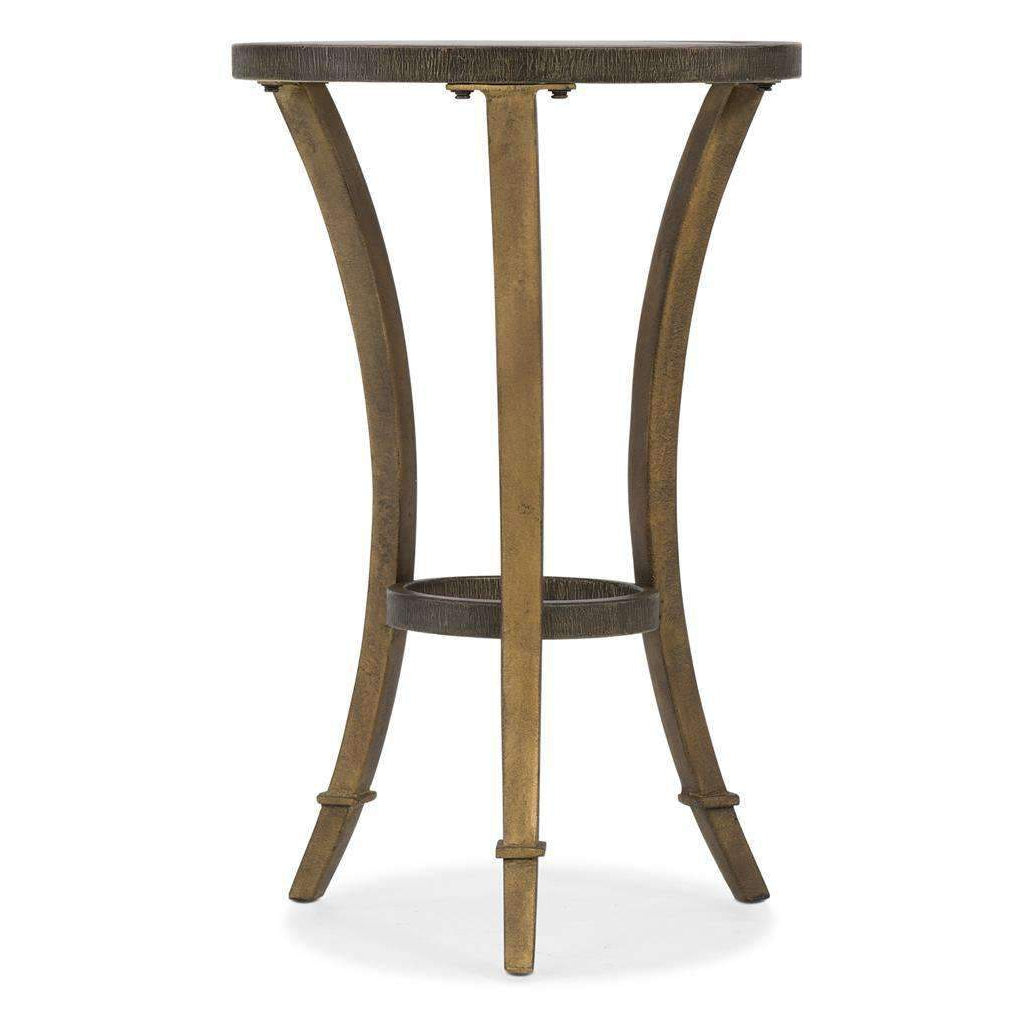 Round Accent Martini Table-Hooker-HOOKER-6080-50001-MTL-Side Tables-1-France and Son