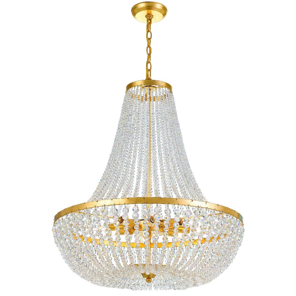 Rylee 8 Light Chandelier-Crystorama Lighting Company-CRYSTO-609-MK-ChandeliersAntique Gold-6-France and Son