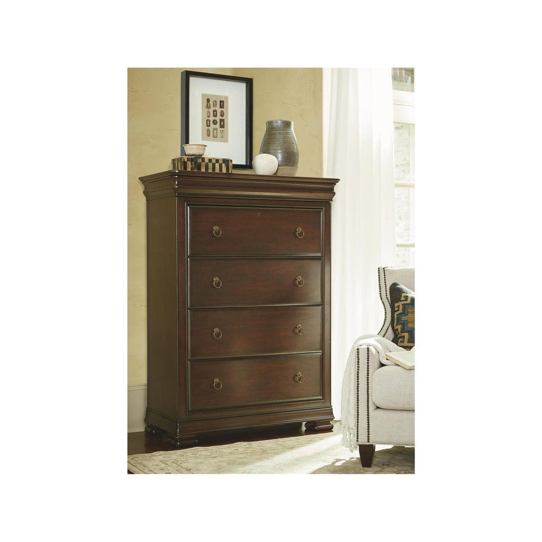 Reprise Drawer Chest-Universal Furniture-UNIV-581155-DressersClassical Cherry-2-France and Son