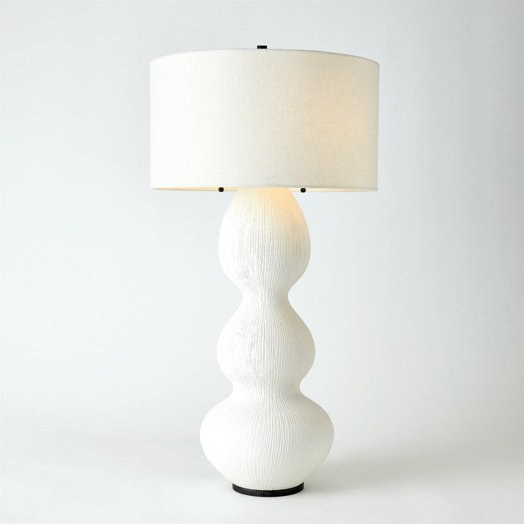 Torch Table Lamp-Global Views-GVSA-7.10530-Table LampsMatt White-3-France and Son