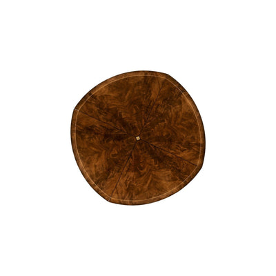 59" Circular Dining Table with Self–Storing Leaves-Jonathan Charles-JCHARLES-494543-59D-MAH-Dining TablesMahogany-8-France and Son