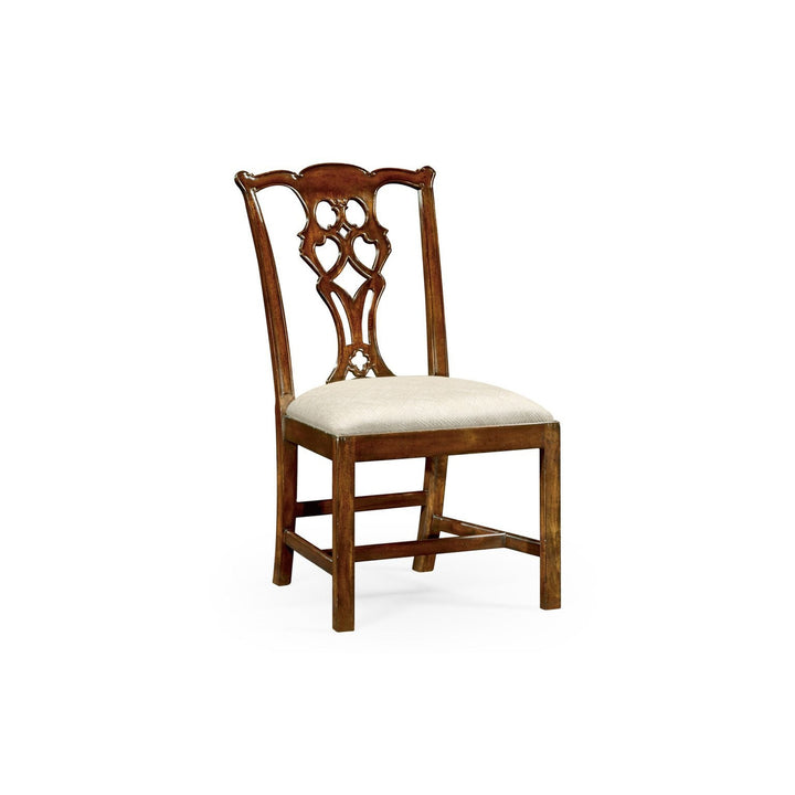 Chippendale Side Chair-Jonathan Charles-JCHARLES-493330-SC-MAH-F200-Dining ChairsMahogany-5-France and Son