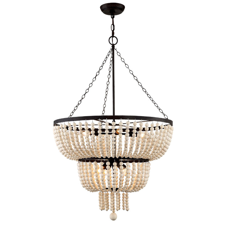 Rylee 8 Light Chandelier-Crystorama Lighting Company-CRYSTO-610-FB-Chandeliers-1-France and Son