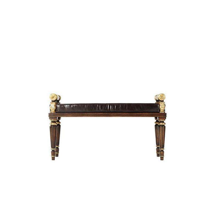 The Hall Bench-Theodore Alexander-THEO-RE44006DC-Benches-4-France and Son