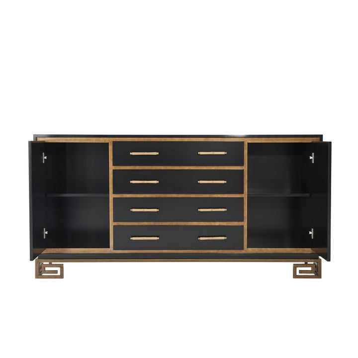 Large Inky Fascinate Cabinet-Theodore Alexander-THEO-6102-194-Sideboards & Credenzas-3-France and Son