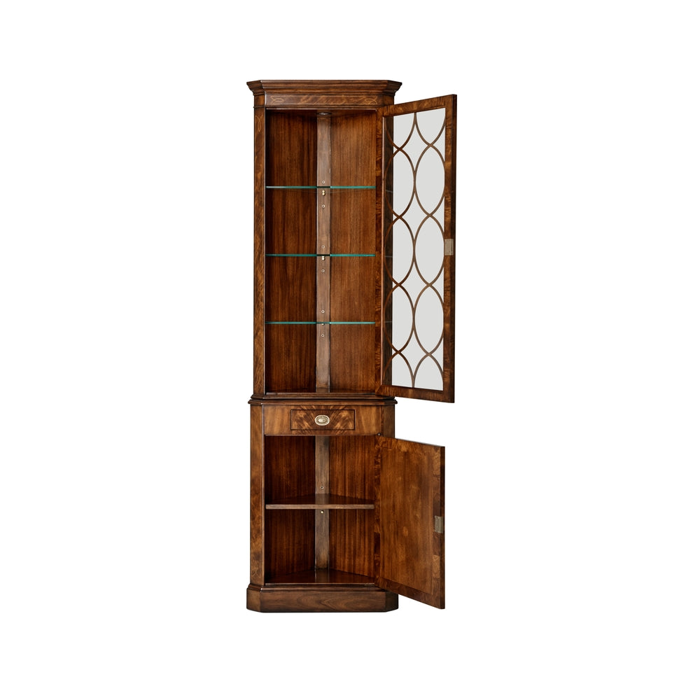 Corner Cabinet of Georgian England-Theodore Alexander-THEO-6105-261-Bookcases & Cabinets-2-France and Son