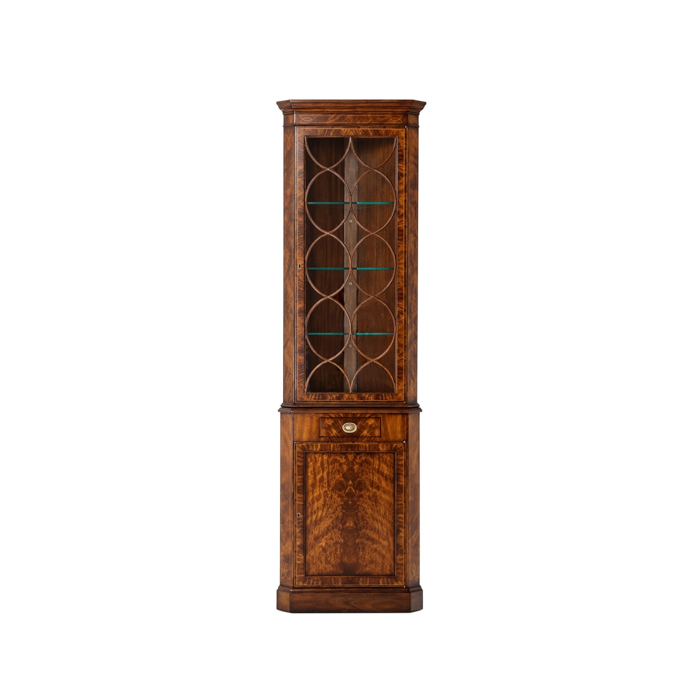 Corner Cabinet of Georgian England-Theodore Alexander-THEO-6105-261-Bookcases & Cabinets-3-France and Son
