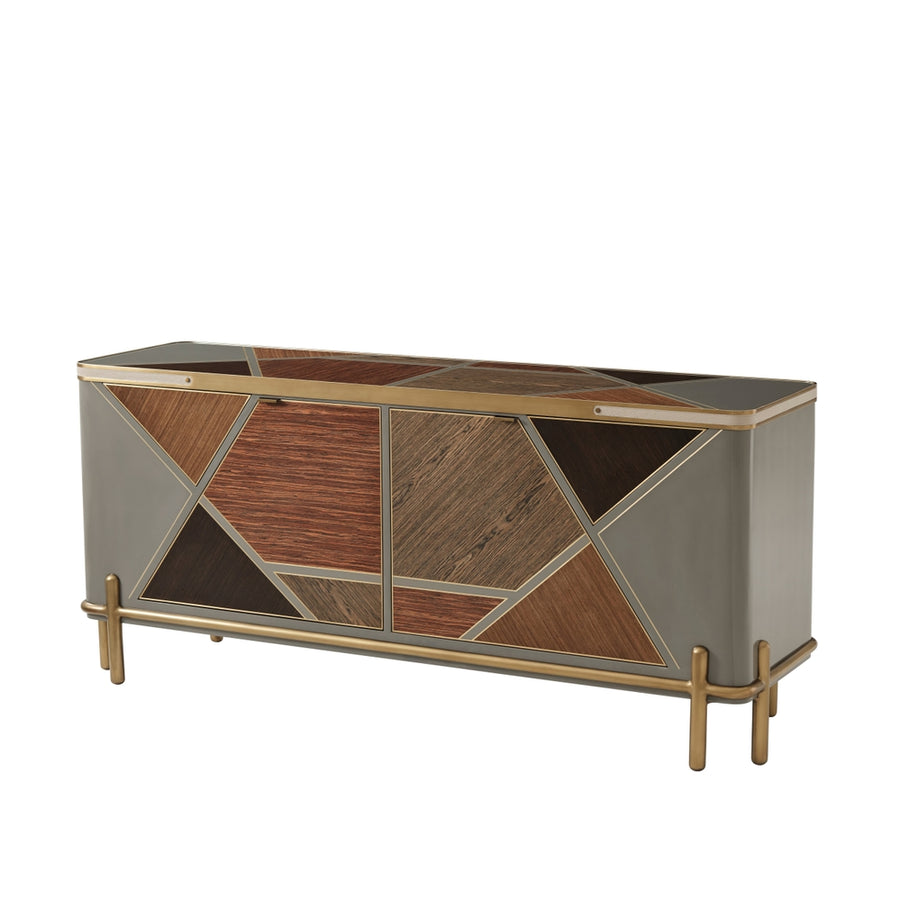 Iconic Cabinet-Theodore Alexander-THEO-6105-639-Sideboards & CredenzasVeneer Top-1-France and Son