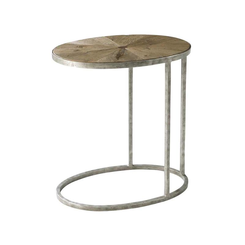 Sunburst Cantilever Accent Table-Theodore Alexander-THEO-CB50055.C062-Side TablesEcho Oak-1-France and Son