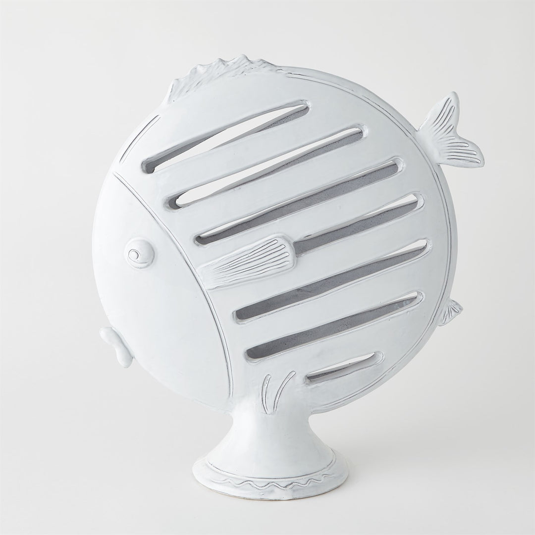 Table Top Fish-Global Views-GVSA-3.31725-Decorative ObjectsLarge-White-4-France and Son