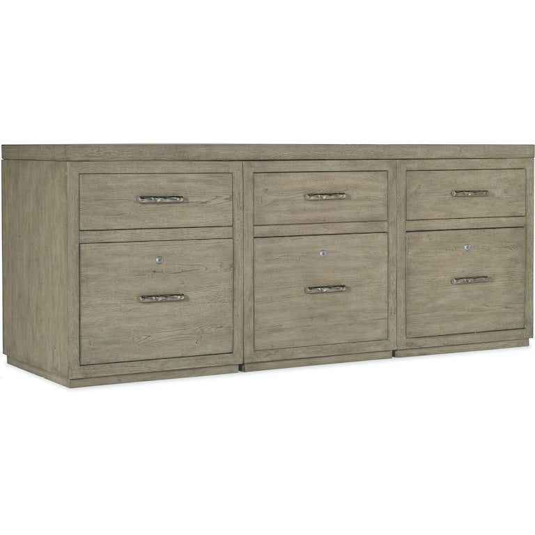 Linville Falls Credenza - 72in Top-3 Small Files-Hooker-HOOKER-6150-10905-85-Sideboards & Credenzas-1-France and Son