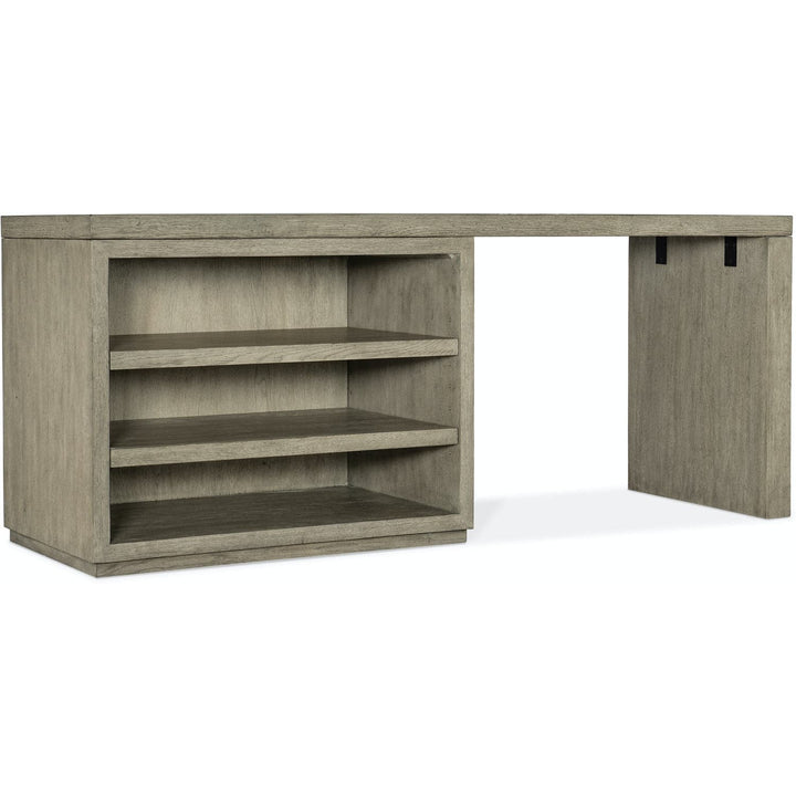 Linville Falls 72" Desk-Hooker-HOOKER-6150-10907-85-DesksDesk with Open Desk Cabinet-4-France and Son