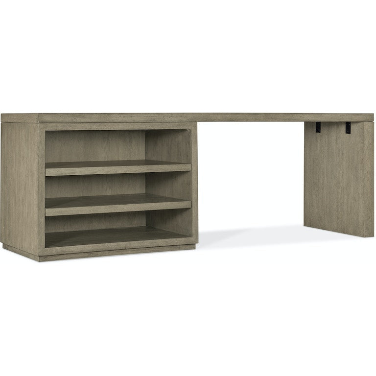 Linville Falls Desk - 84in Top-Open and Leg-Hooker-HOOKER-6150-10916-85-Bookcases & Cabinets-1-France and Son