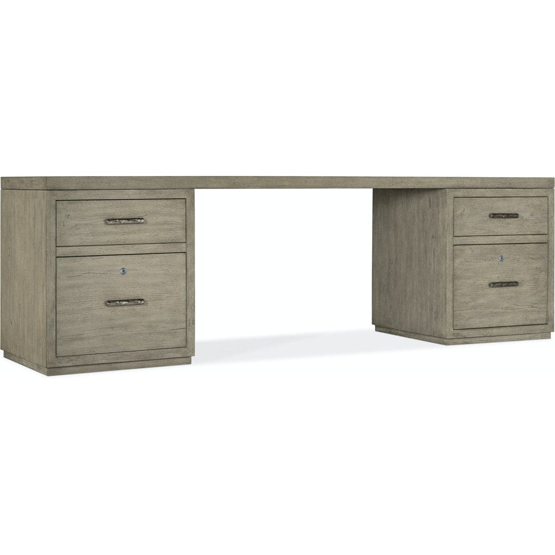 Linville Falls Desk 96"-Hooker-HOOKER-6150-10921-85-DesksDesk with Two Files-1-France and Son