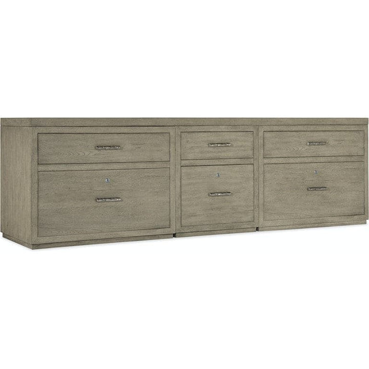 Linville Falls Credenza 96in Top-Small File and 2 Lateral Files-Hooker-HOOKER-6150-10931-85-Sideboards & Credenzas-1-France and Son