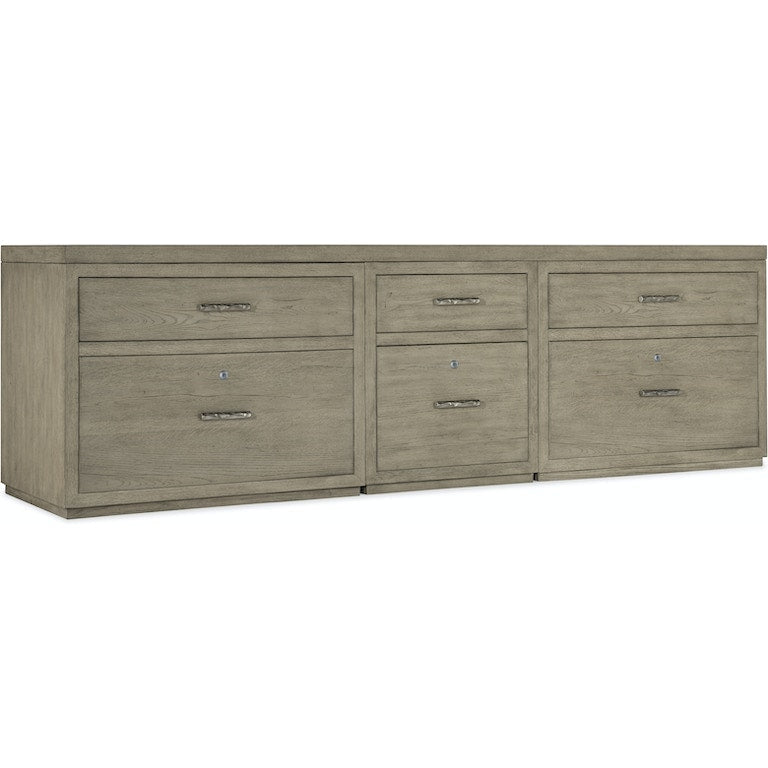 Linville Falls Credenza 96in Top-Small File and 2 Lateral Files-Hooker-HOOKER-6150-10931-85-Sideboards & Credenzas-1-France and Son