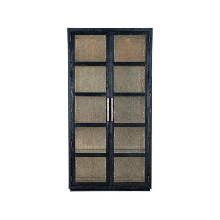 Shou Sugi Ban Curio Cabinet-Hooker-HOOKER-6150-75906-99-Bookcases & Cabinets-5-France and Son