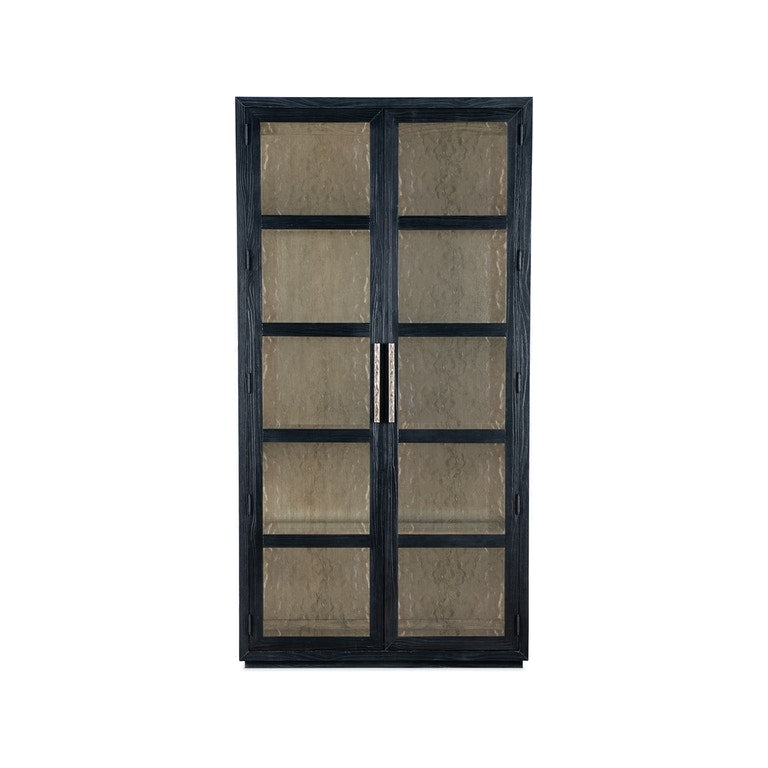 Shou Sugi Ban Curio Cabinet-Hooker-HOOKER-6150-75906-99-Bookcases & Cabinets-6-France and Son