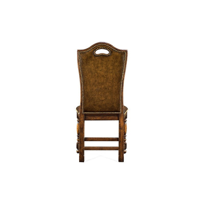 Casual High Back Side Chair-Jonathan Charles-JCHARLES-493381-SC-DTM-F400-Dining ChairsMedium Driftwood & Shambala-4-France and Son