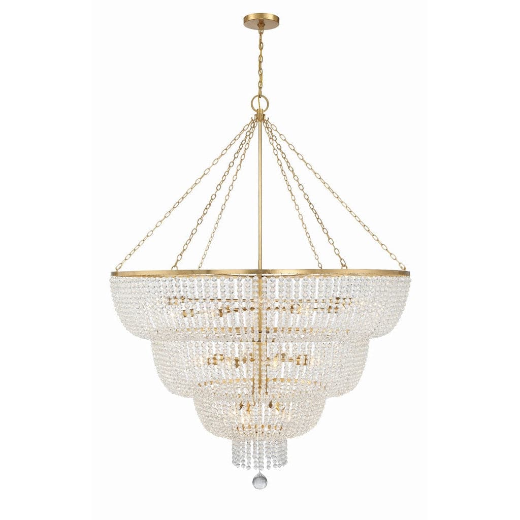 Rylee 32 Light Chandelier-Crystorama Lighting Company-CRYSTO-618-GA-ChandeliersAntique Gold-1-France and Son