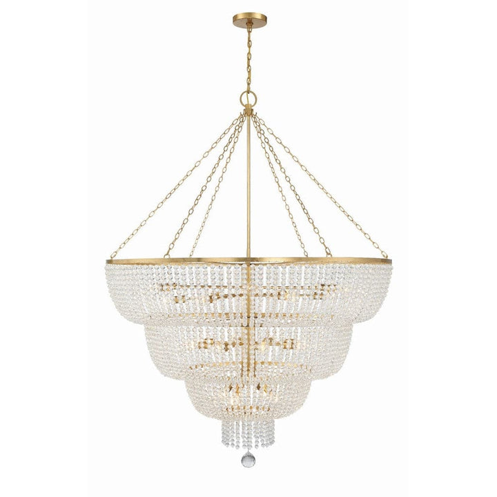 Rylee 32 Light Chandelier-Crystorama Lighting Company-CRYSTO-618-GA-ChandeliersAntique Gold-1-France and Son