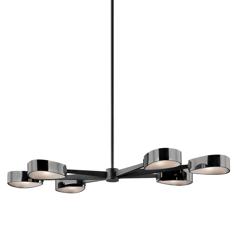 Allisio Chandelier-Troy Lighting-TROY-F7336-Chandeliers6 Lights-Black-2-France and Son