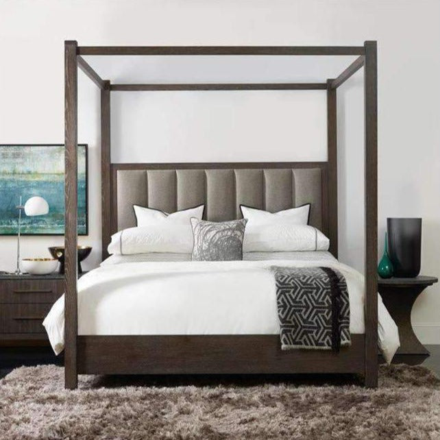 Miramar Aventura Jackson Poster Bed with Tall Posts & Canopy-Hooker-HOOKER-6202-90660-TALL-BedsCalifornia King-2-France and Son