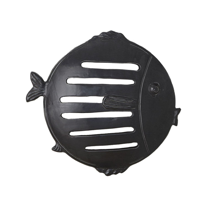 Wall Mount Fish-Global Views-GVSA-3.31719-Wall DecorLarge-Matte Black-1-France and Son