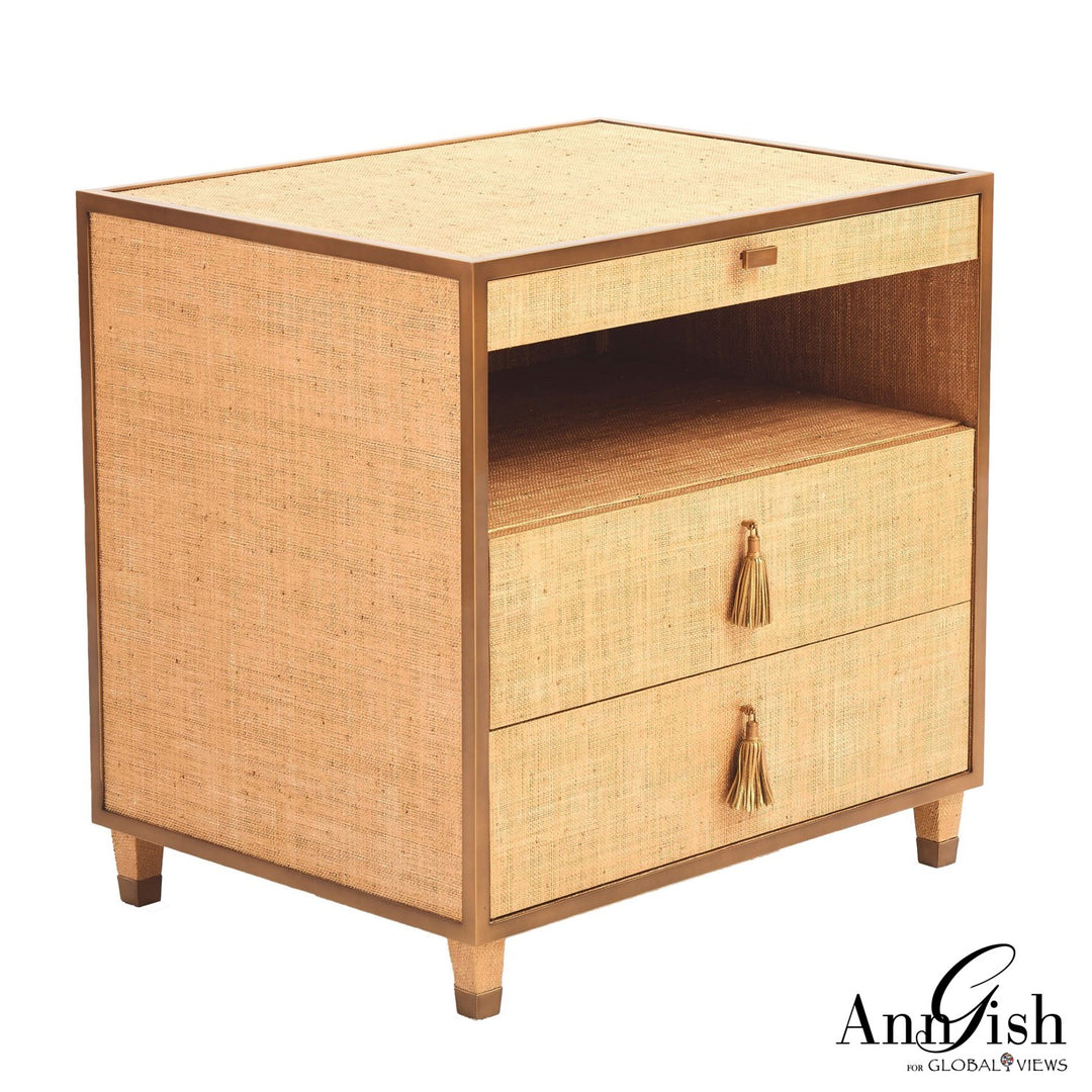 D'Oro Bedside Chest-Global Views-GVSA-AG2.20003-Dressers-5-France and Son