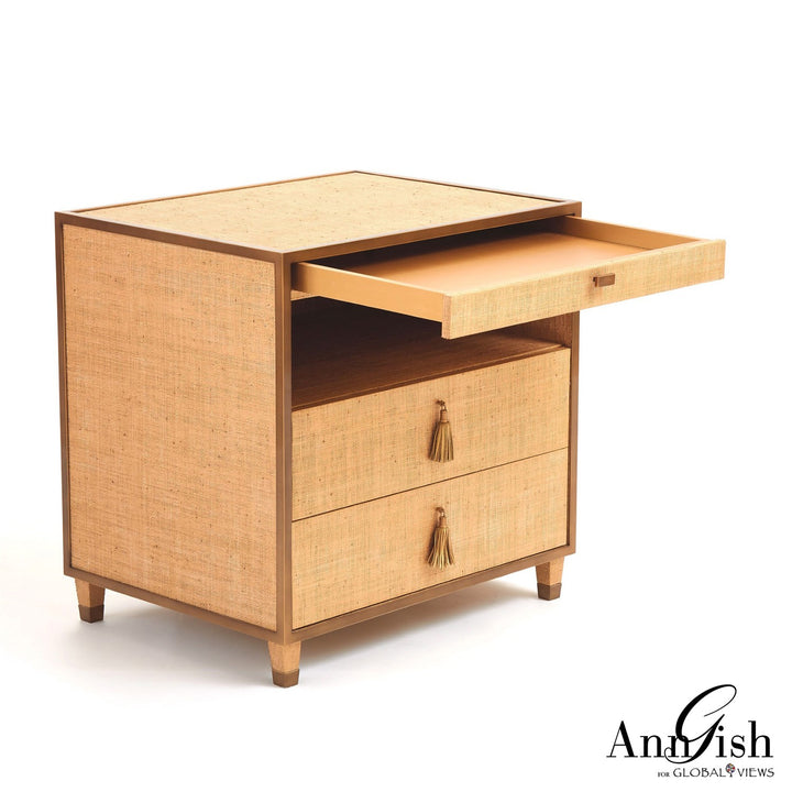 D'Oro Bedside Chest-Global Views-GVSA-AG2.20003-Dressers-3-France and Son