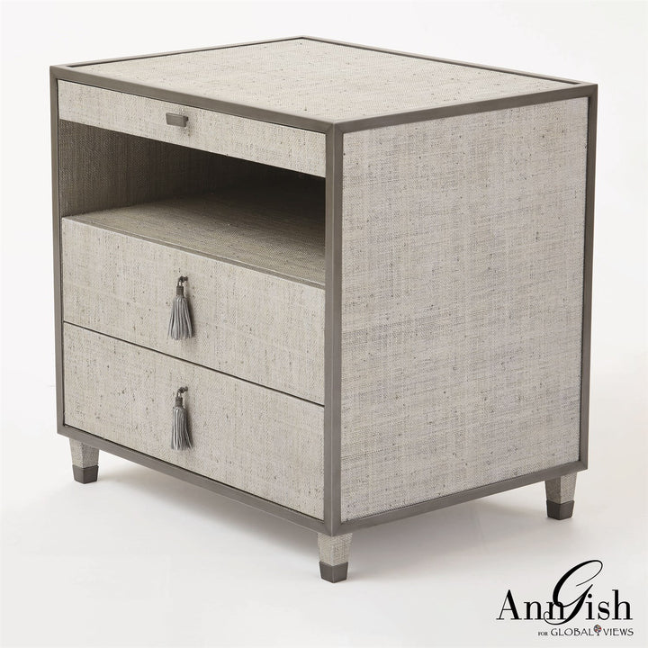 Argento Bedside Chest-Global Views-GVSA-AG2.20009-Dressers-3-France and Son