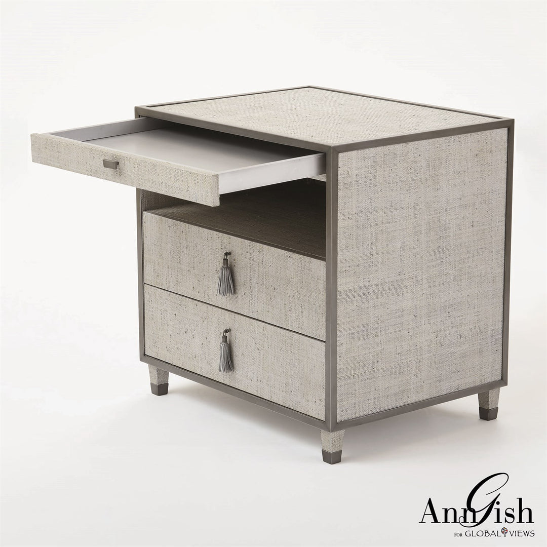 Argento Bedside Chest-Global Views-GVSA-AG2.20009-Dressers-4-France and Son