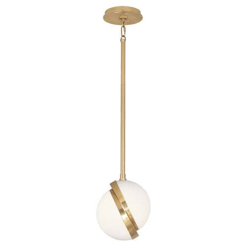 Michael Berman Brut Pendant-Robert Abbey Fine Lighting-ABBEY-624-PendantsModern Brass-1-France and Son