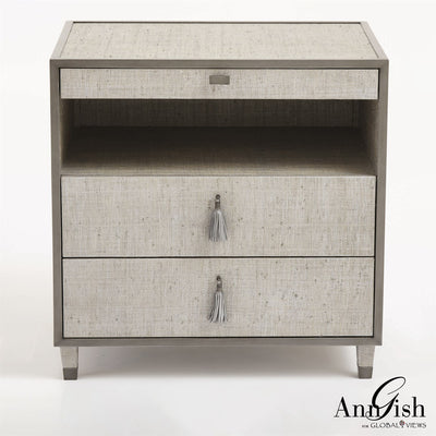 Argento Bedside Chest-Global Views-GVSA-AG2.20009-Dressers-1-France and Son