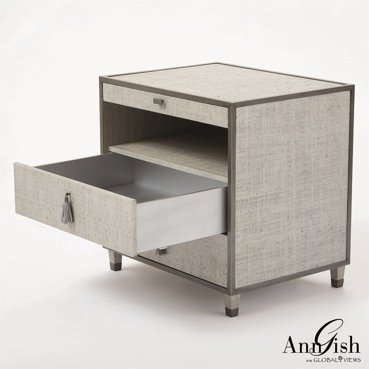 Argento Bedside Chest-Global Views-GVSA-AG2.20009-Dressers-5-France and Son