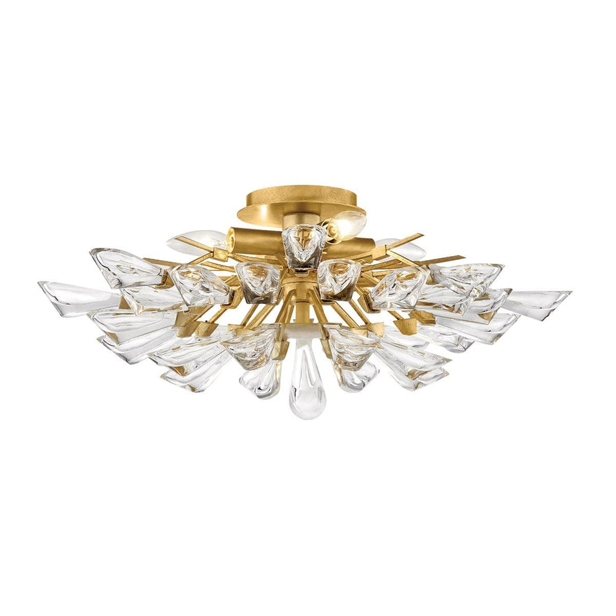 Tulip Semi Flush Fixture-Hudson Valley-HVL-7223-GL-Flush MountsGold Leaf-1-France and Son