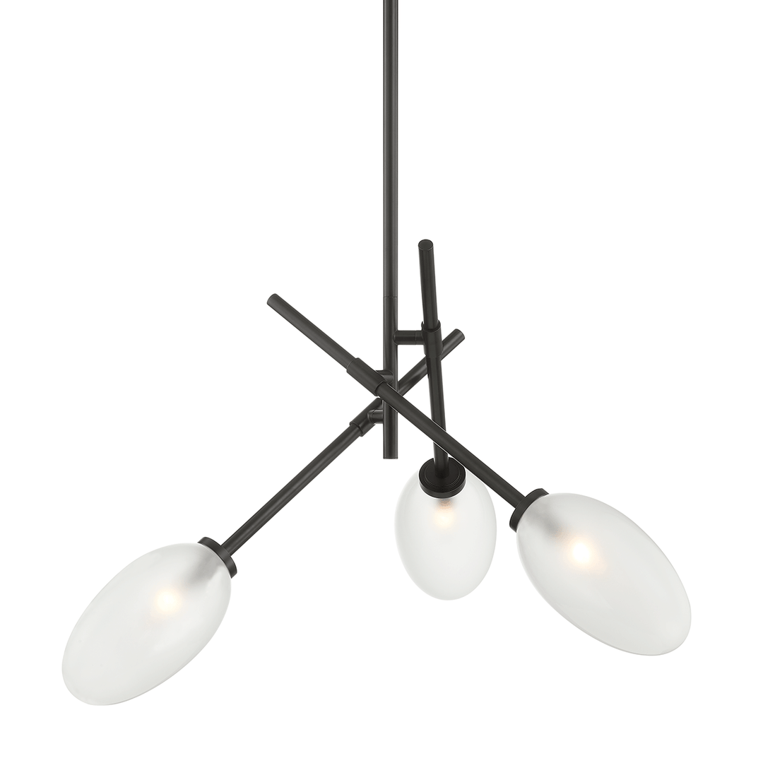 Alberton 3 Light Chandelier-Hudson Valley-HVL-5031-BBR-ChandeliersBlack Brass-2-France and Son