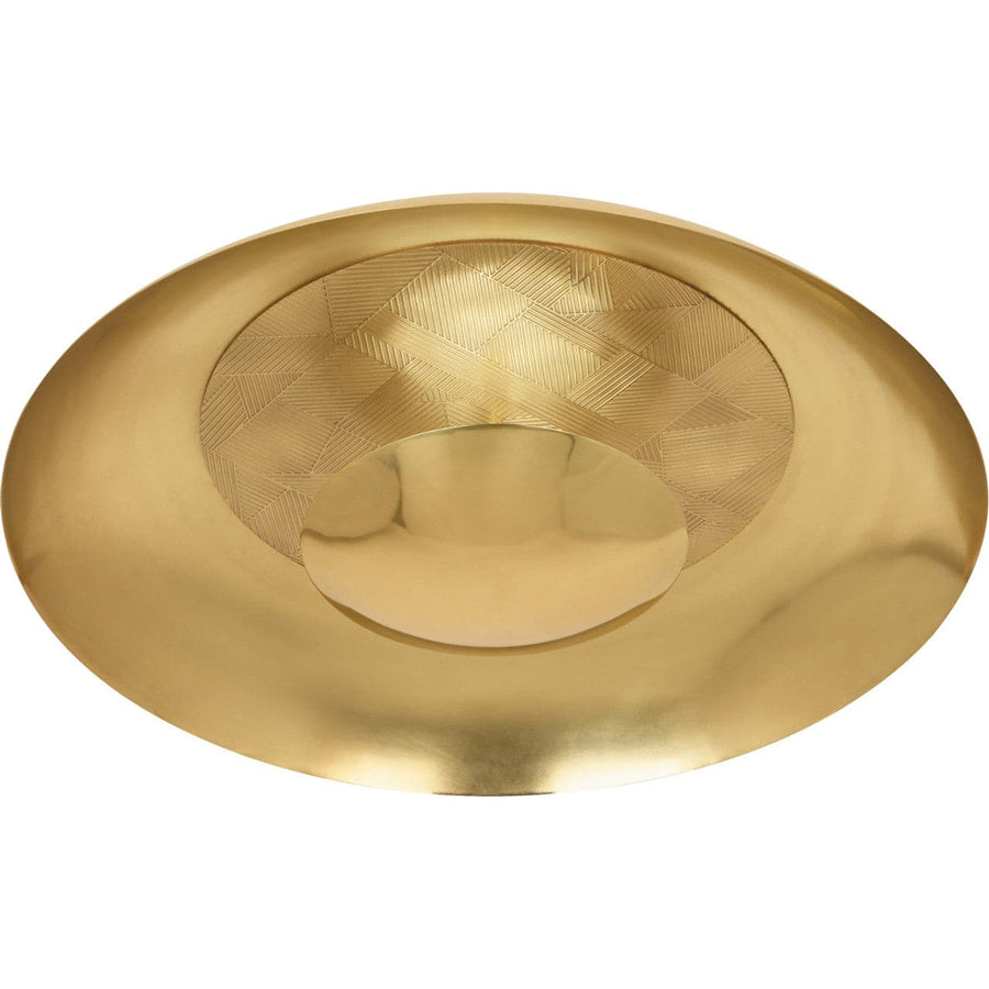 Michael Berman Brut Flushmount - LED-Robert Abbey Fine Lighting-ABBEY-626-Flush MountsModern Brass-1-France and Son