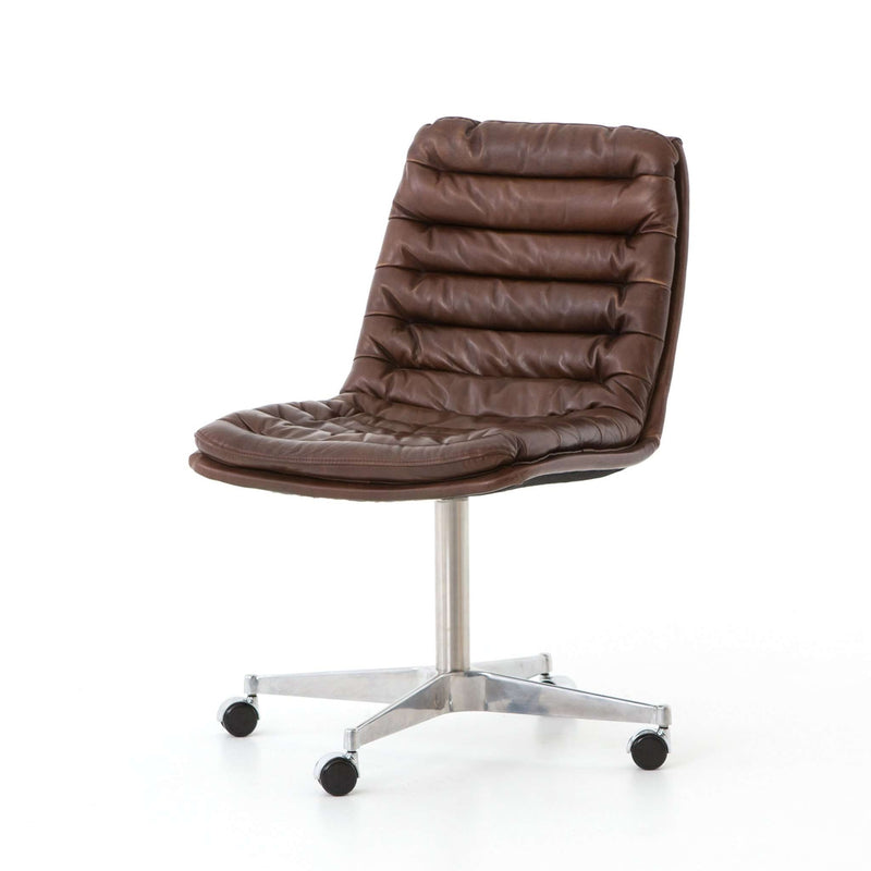 Malibu Desk Chair-Four Hands-FH-105699-013-Task ChairsAntique Whiskey-1-France and Son