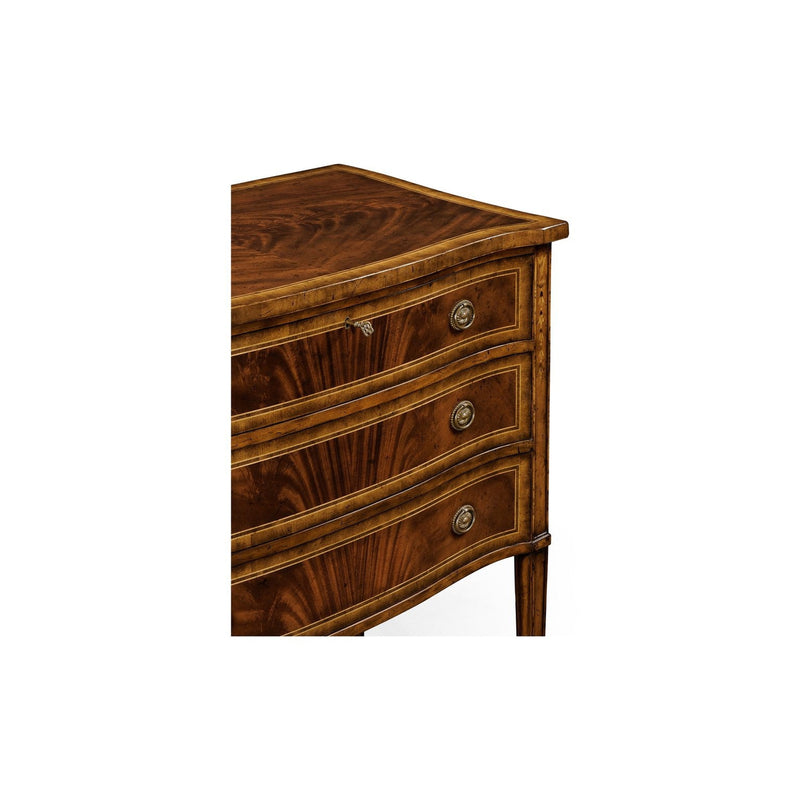 Mahogany Chest of Drawers with Raised Base-Jonathan Charles-JCHARLES-492721-MAH-Dressers-4-France and Son