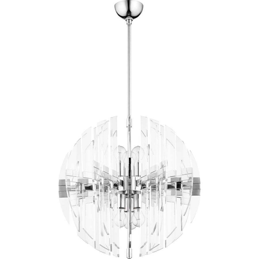 Zion Pendant-Cyan Design-CYAN-6310-23-62-Pendants23" Sphere-Polished Nickel-6-5-France and Son
