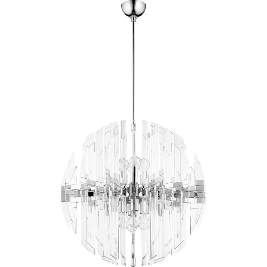 Zion Pendant-Cyan Design-CYAN-6310-27-62-Pendants27" Sphere-Polished Nickel-8-8-France and Son