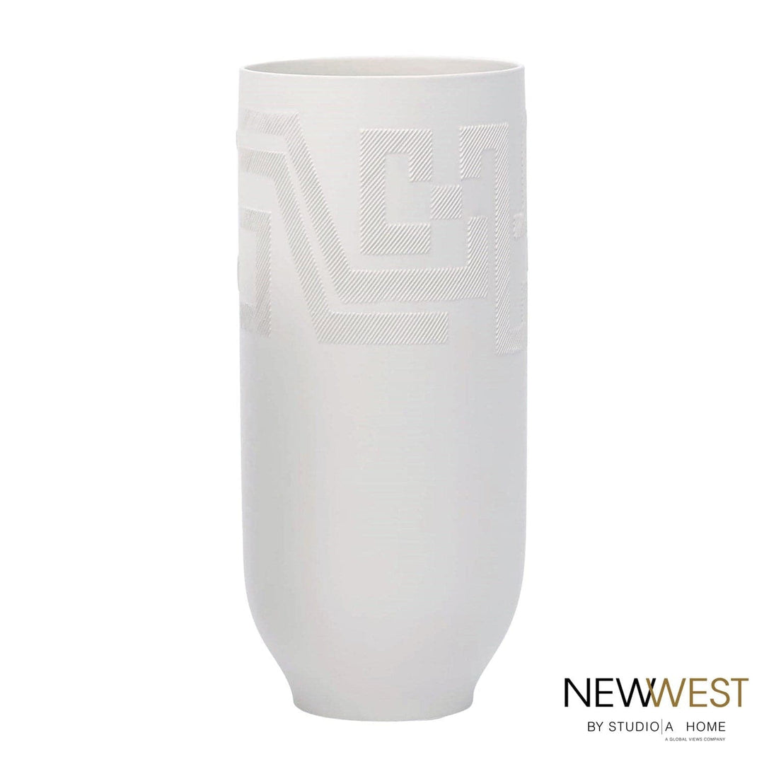 Chaco Collection-Global Views-GVSA-NW7.10001-Decorative ObjectsVase-Matte White-3-France and Son